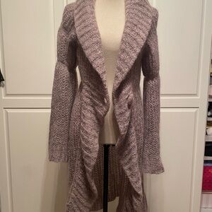 Vintage Victoria Secret Mohair Cozy Knit Open Front Sweater - Rare